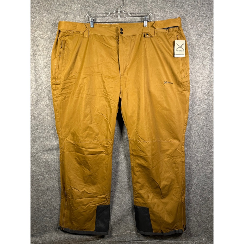 Arctix Mens Essential SnowPants 4XL 52-54W 34L Cappuccino Brown Insulated 5K New